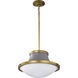 Lafayette 1 Light 18 inch Matte Gray Pendant Ceiling Light