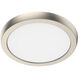 Blink LED 7 inch Brushed Nickel Edge Lit Ceiling Light