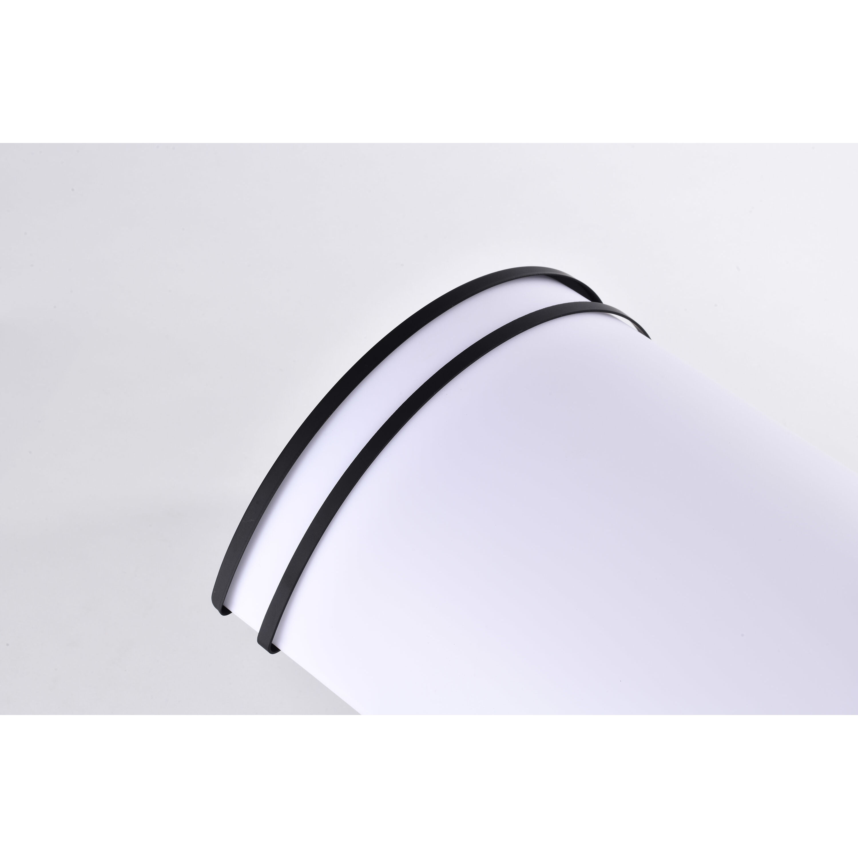 Glamour LED 12 inch Matte Black Linear Flush Mount Ceiling Light