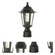 Cornerstone 1 Light 14 inch Textured Black Outdoor Post Lantern