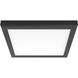 Blink Pro+ LED 12 inch Black Edge Lit Flush Mount Ceiling Light