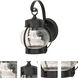 Brentwood 1 Light 11 inch Textured Black Outdoor Wall Fixture