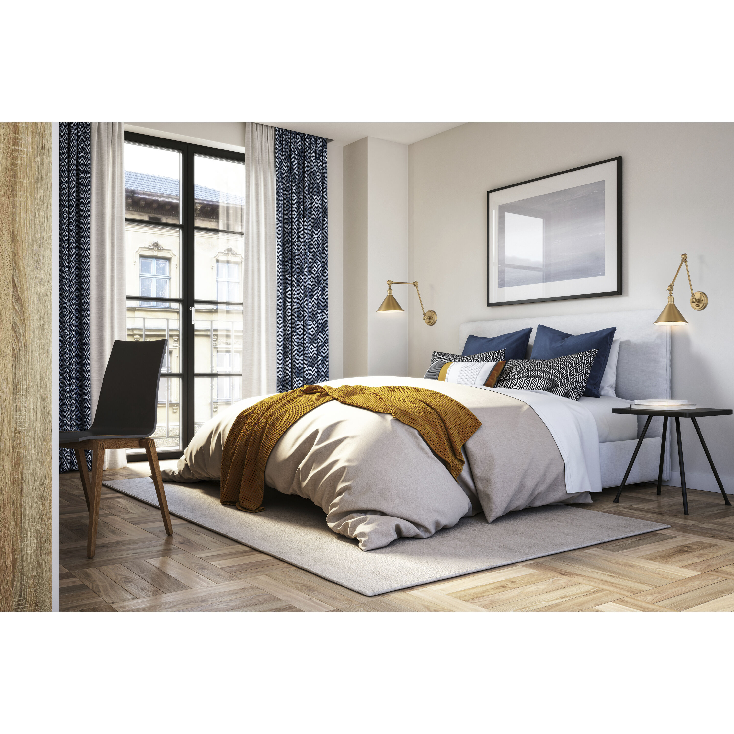 Delancey 27 inch 60.00 watt Burnished Brass Swing Arm Wall Wall Light