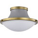 Lafayette 1 Light 14 inch Matte Gray Flush Mount Ceiling Light