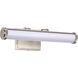 Cora LED 18.25 inch Brushed Nickel Vanity Wall Light
