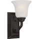 Elizabeth 1 Light 6.38 inch Sudbury Bronze Vanity Light Wall Light