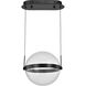 Arvada LED 12.63 inch Matte Black Pendant Ceiling Light