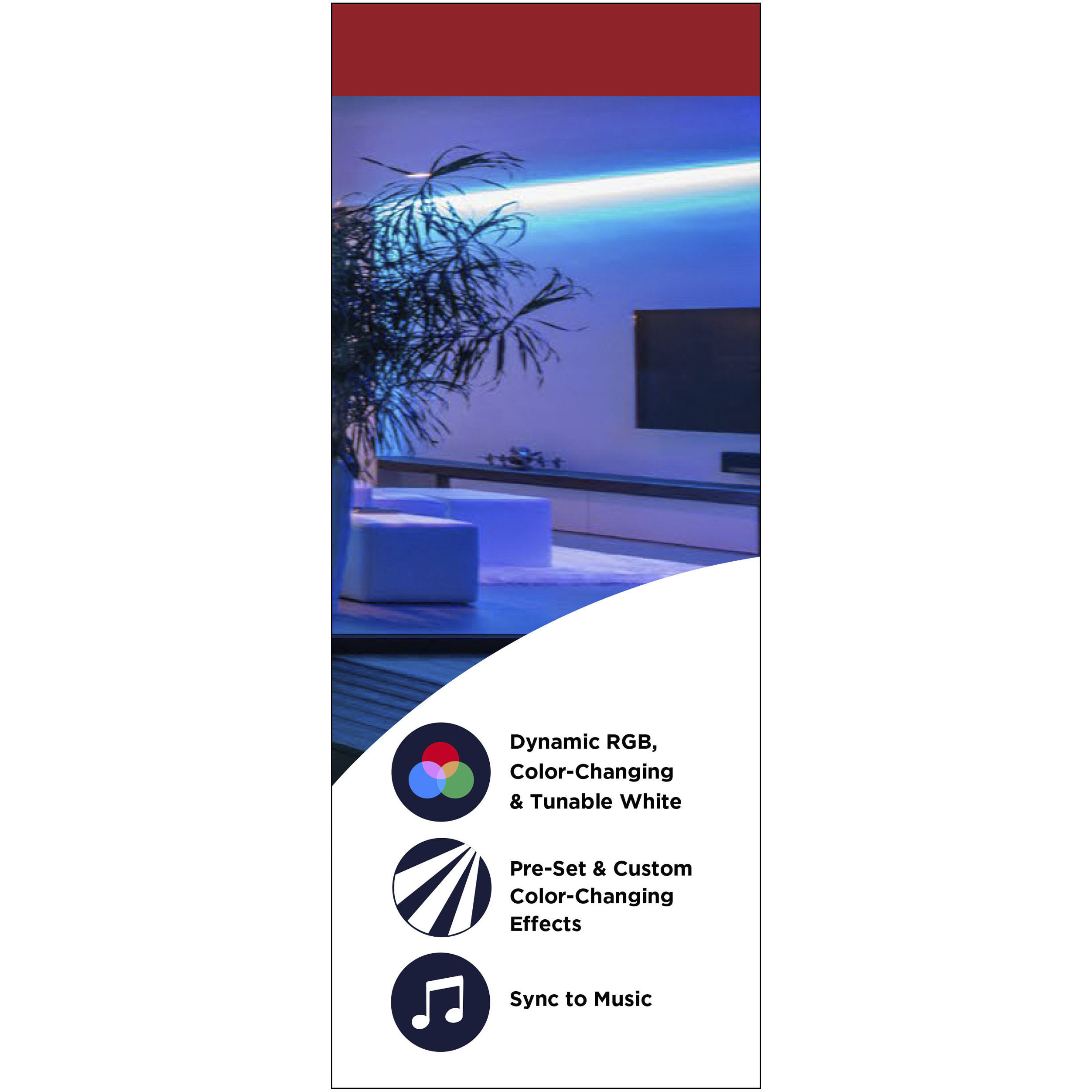 Dimension White 2700K 787.44 inch Tape Light