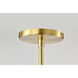 Collins 7.5 inch Brushed Brass Pendant Ceiling Light