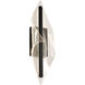 Geneva LED 6.75 inch Matte Black Vanity Light Wall Light