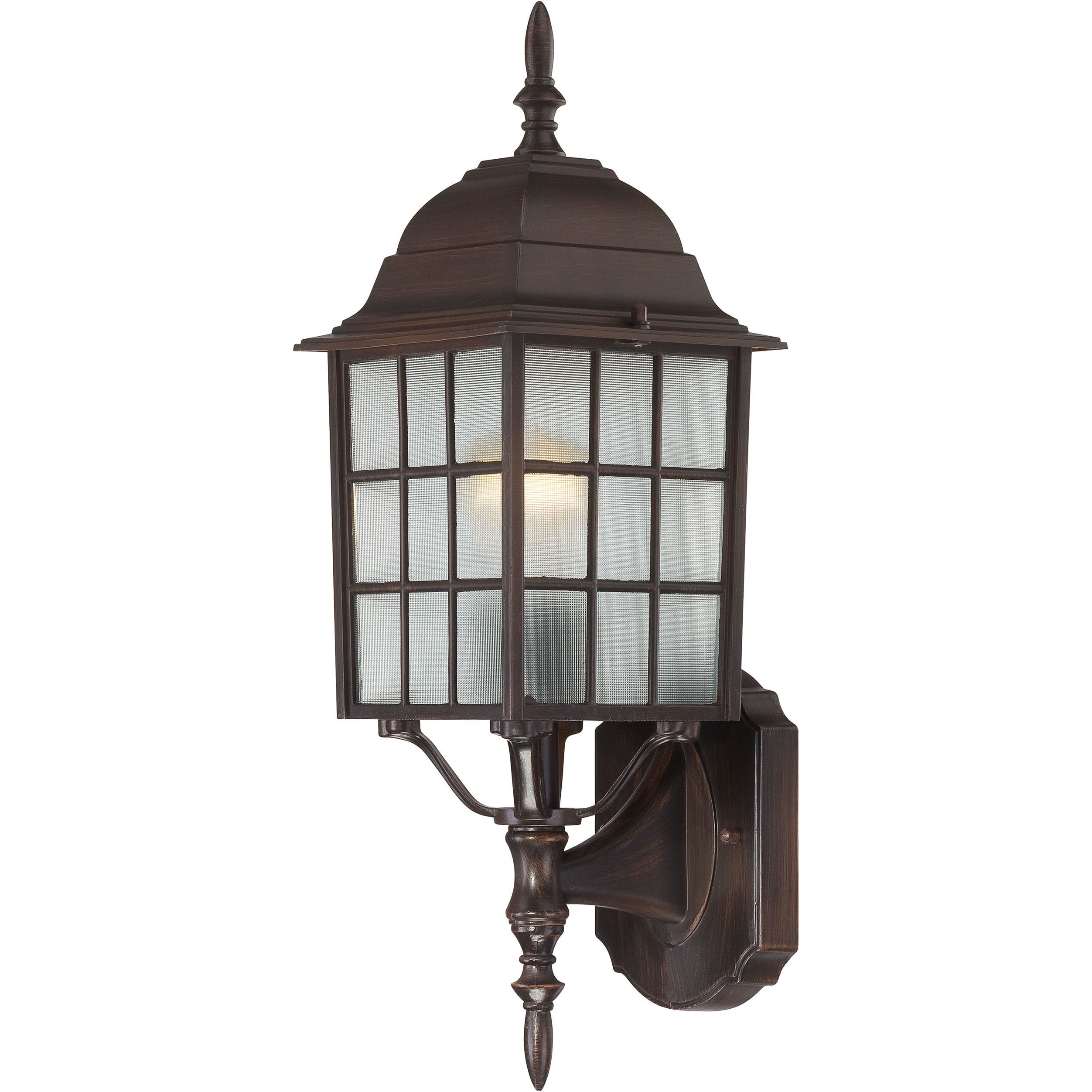 Brentwood 1 Light 18 inch Rustic Bronze Outdoor Wall Sconce