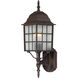 Brentwood 1 Light 18 inch Rustic Bronze Outdoor Wall Sconce