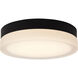 Pi LED 11 inch Black LED Flush Mount Ceiling Light