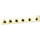 Brentwood 6 Light 36 inch Polished Brass Bath Light Wall Light