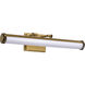 Cora LED 24.25 inch Vintage Brass Vanity Wall Light