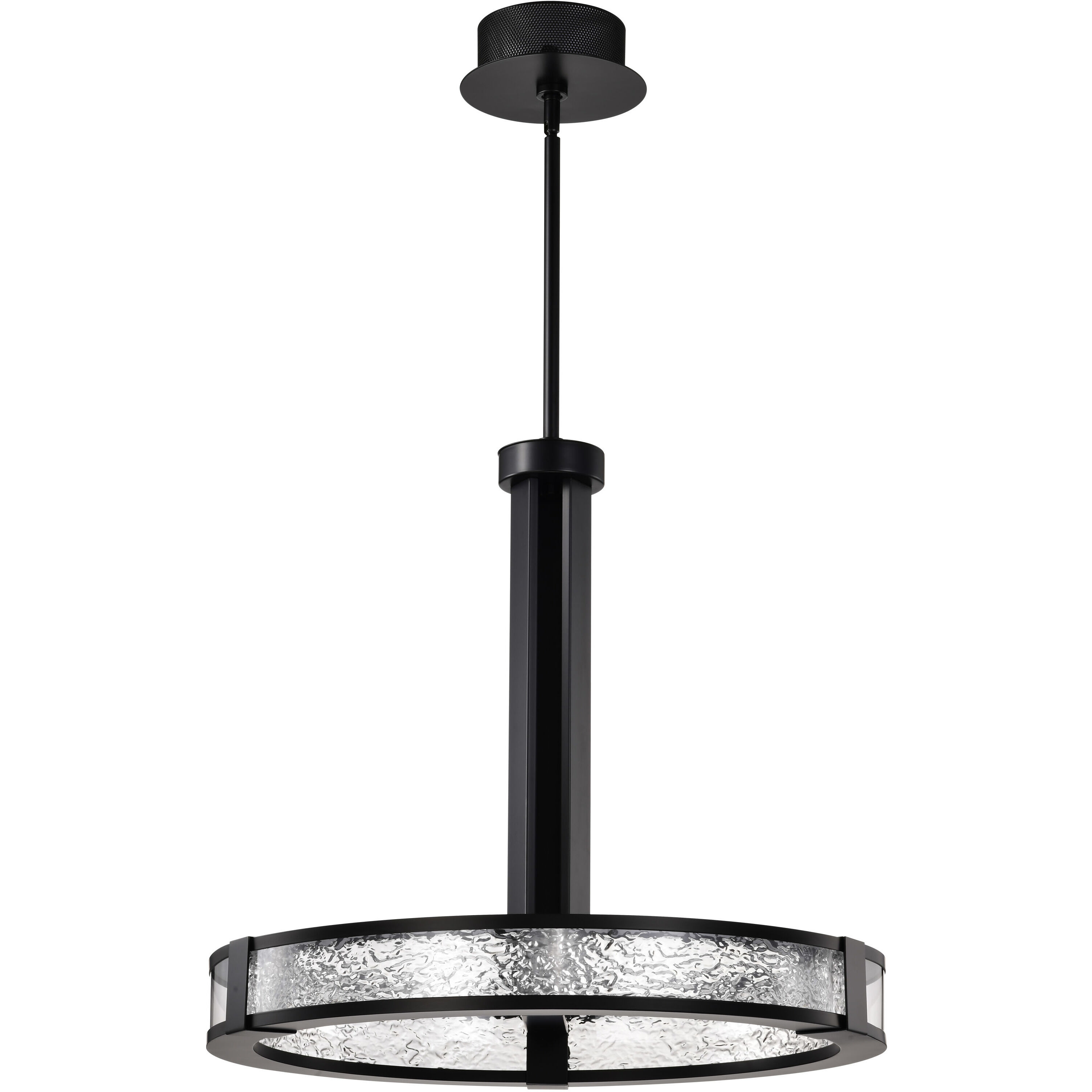 Darrow LED 24 inch Matte Black Pendant Ceiling Light