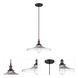 Vintage 1 Light 14 inch Rustic Bronze Pendant Ceiling Light