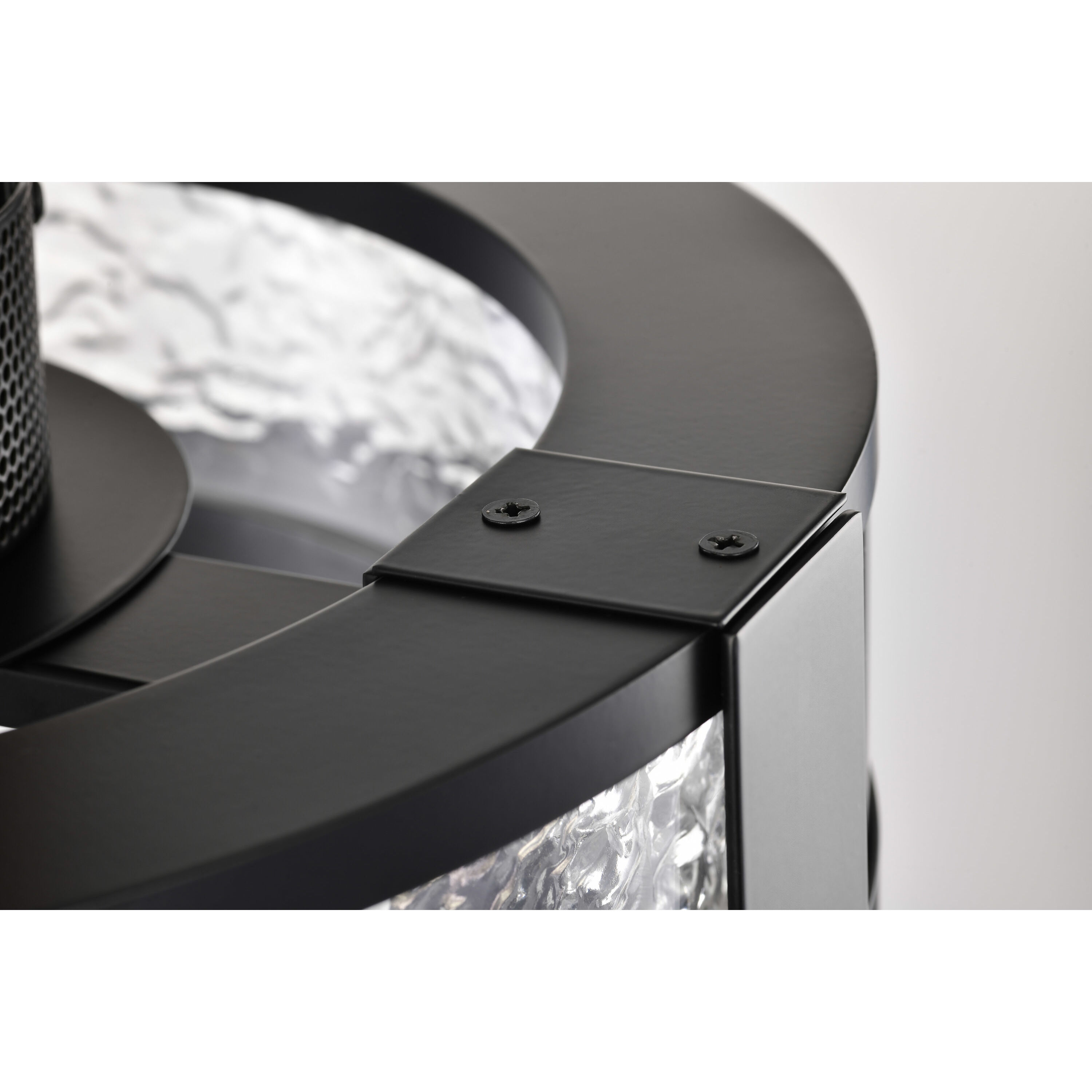 Darrow LED 13.25 inch Matte Black Flush Mount Ceiling Light