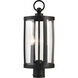 Broadstone 2 Light 21.7 inch Matte Black Outdoor Post Light