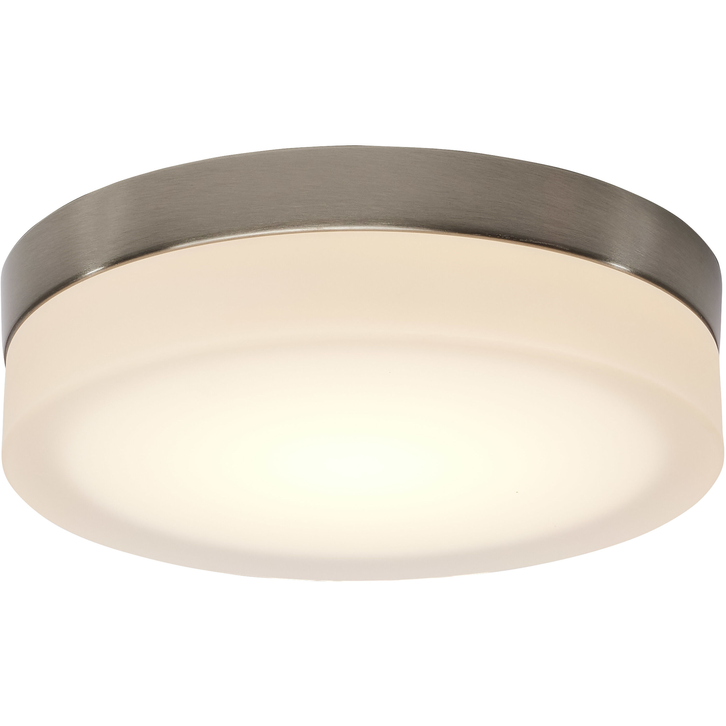 Pi LED 9 inch Brushed Nickel LED Flush Mount Ceiling Light