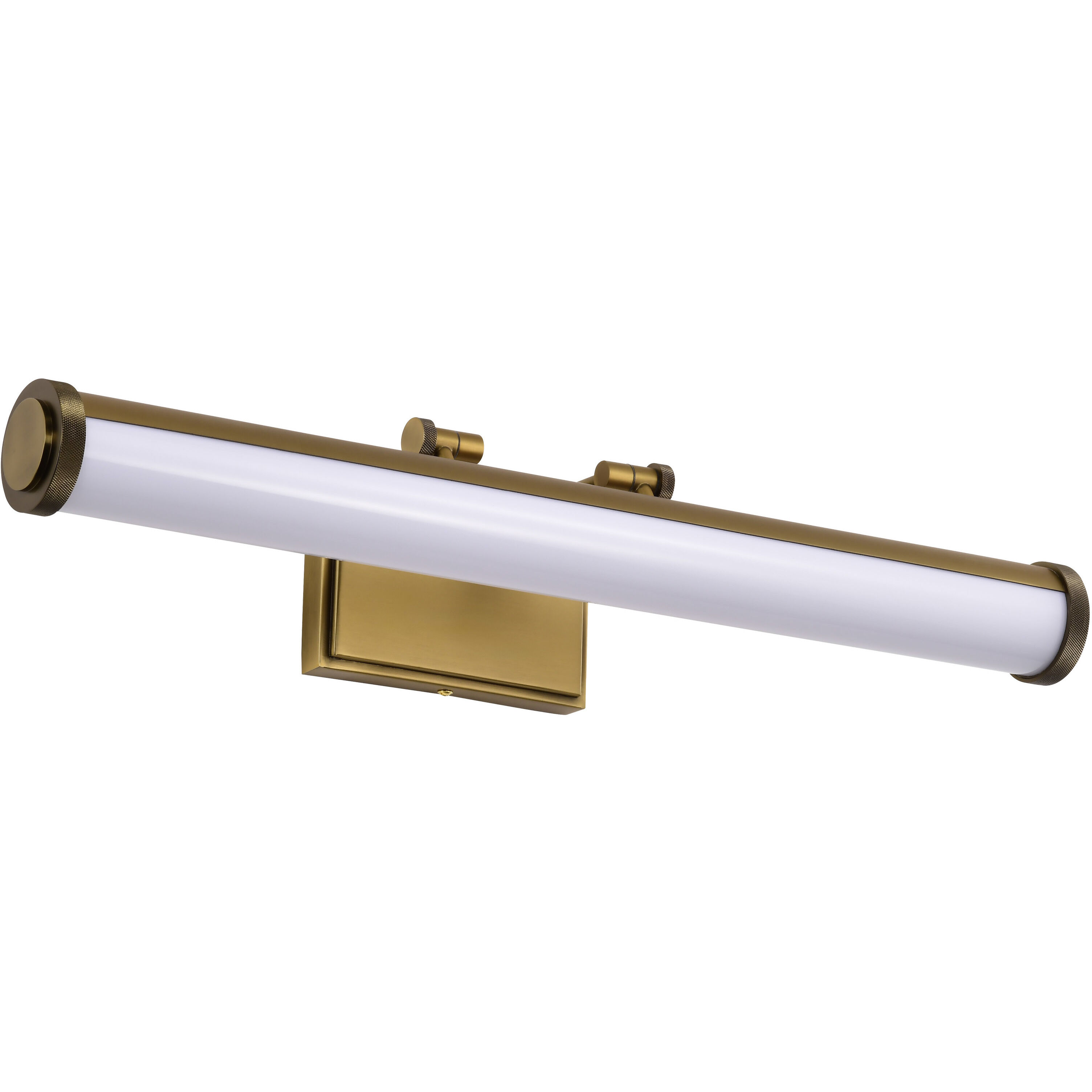 Cora LED 24.25 inch Vintage Brass Vanity Wall Light