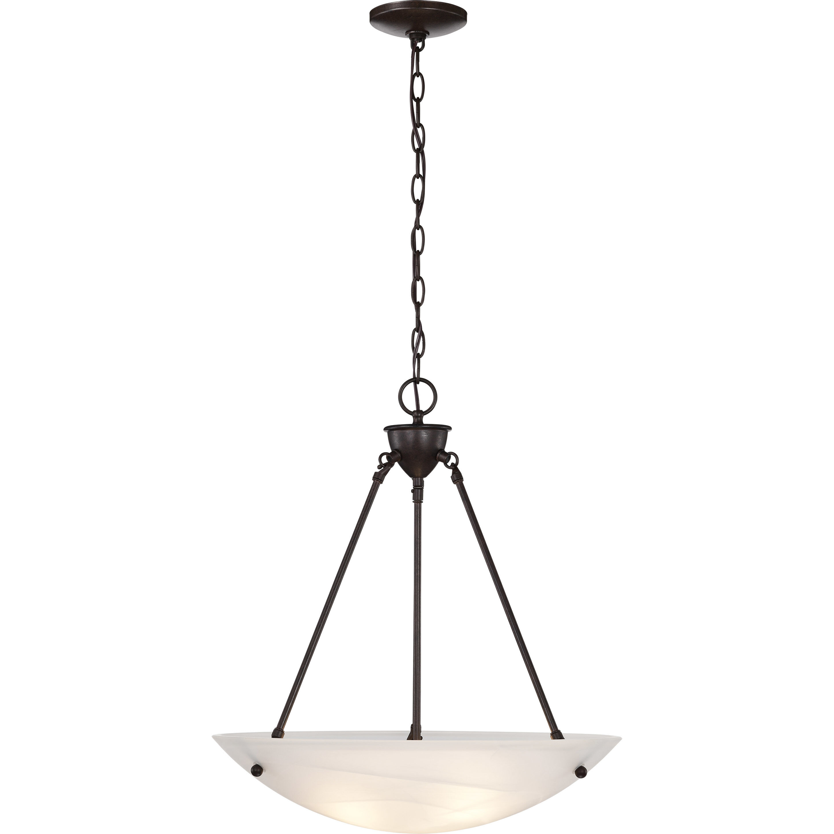 Brentwood 3 Light 23 inch Old Bronze Pendant Ceiling Light