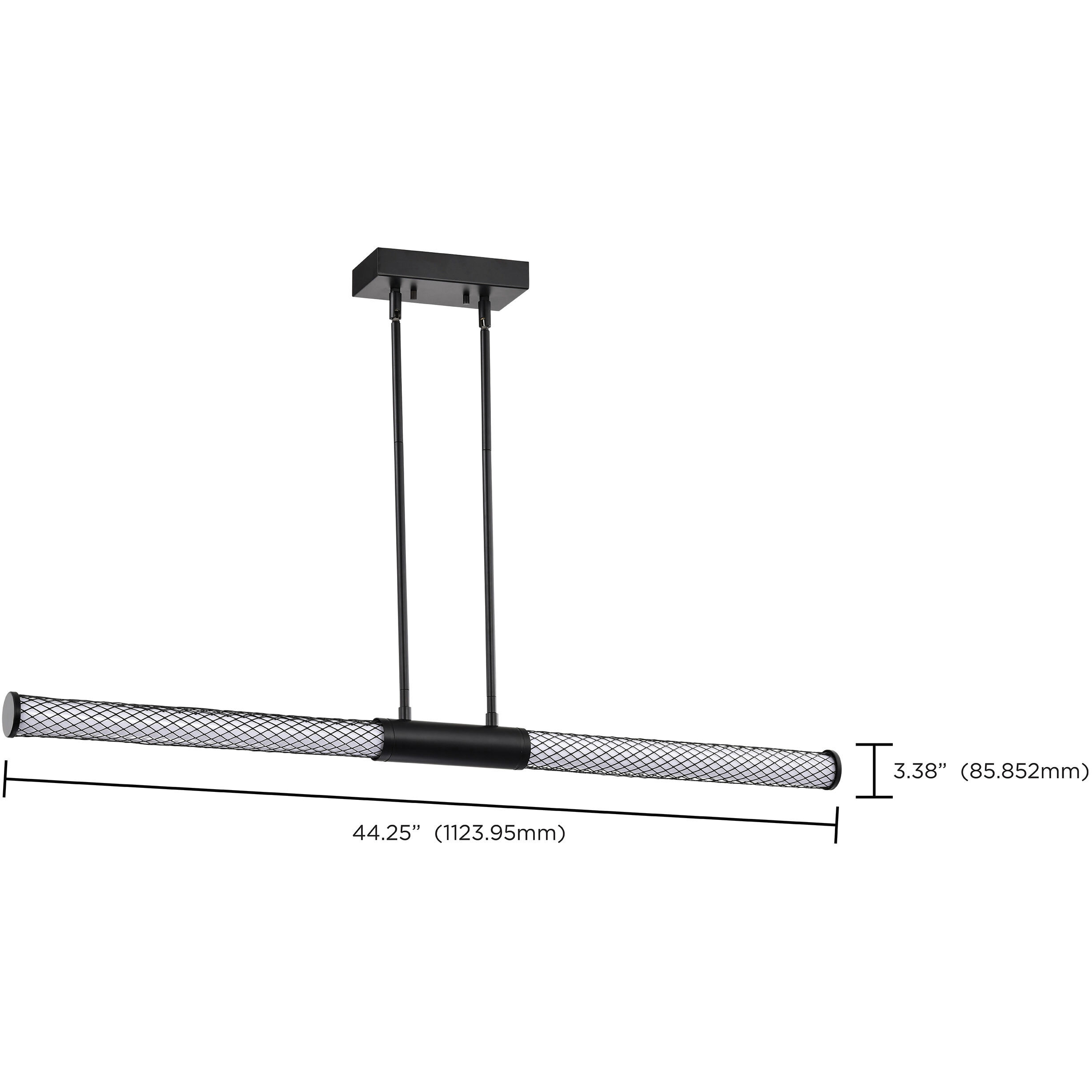 Kingsport LED 2 inch Matte Black Pendant Ceiling Light