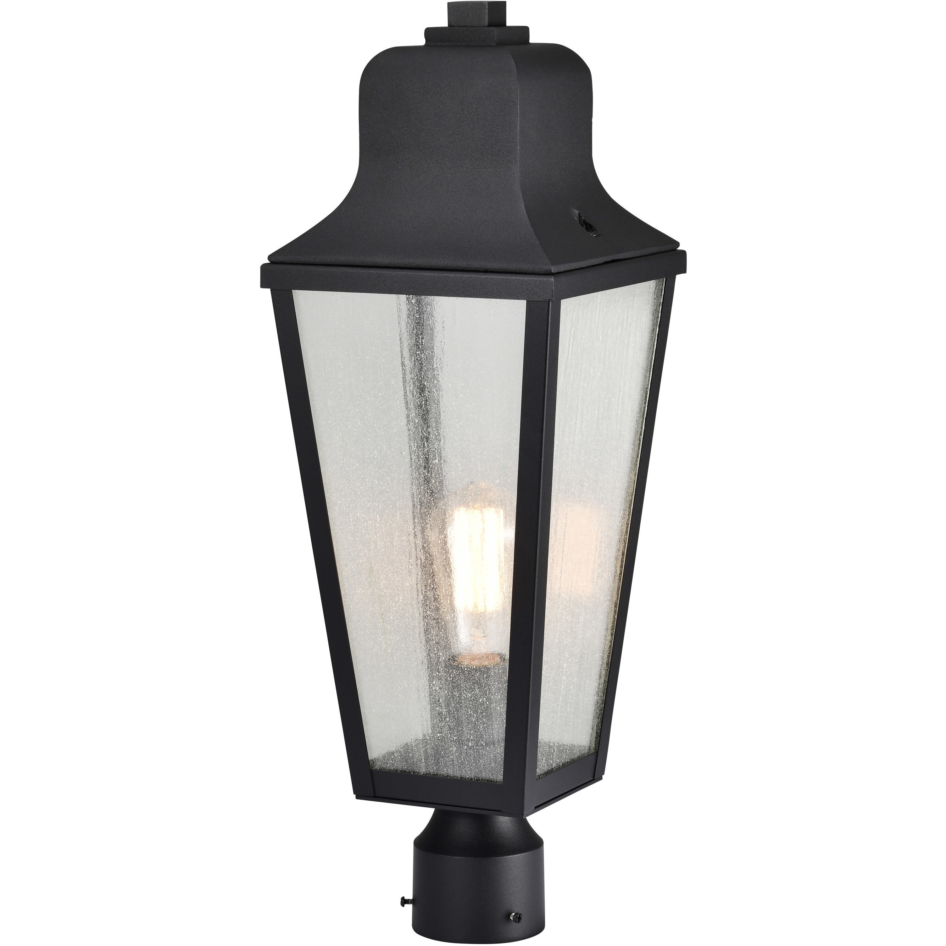 Lawrence 1 Light 22.75 inch Matte Black Outdoor Post Light
