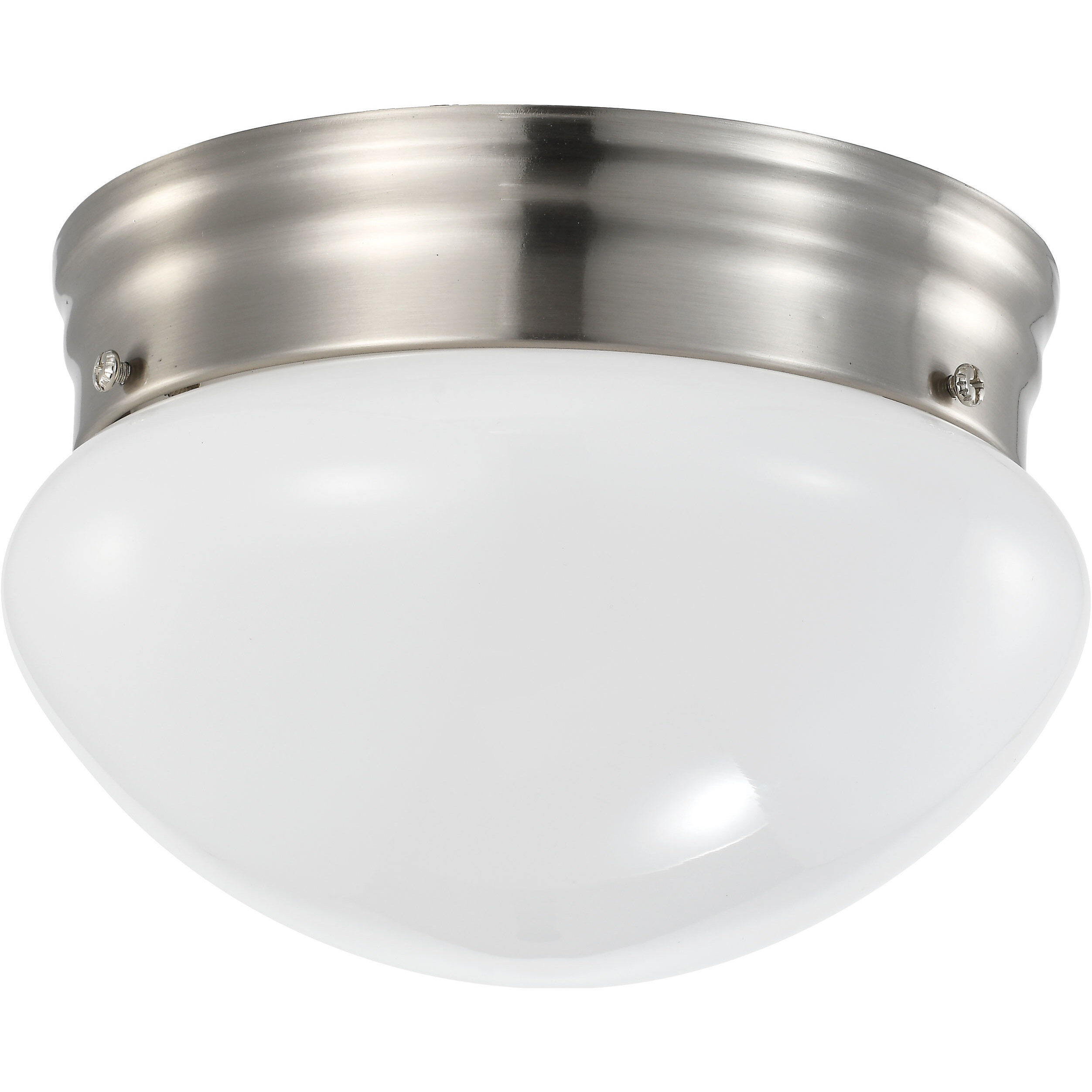 Brentwood LED 7 inch Brushed Nickel Flush Mount Ceiling Light
