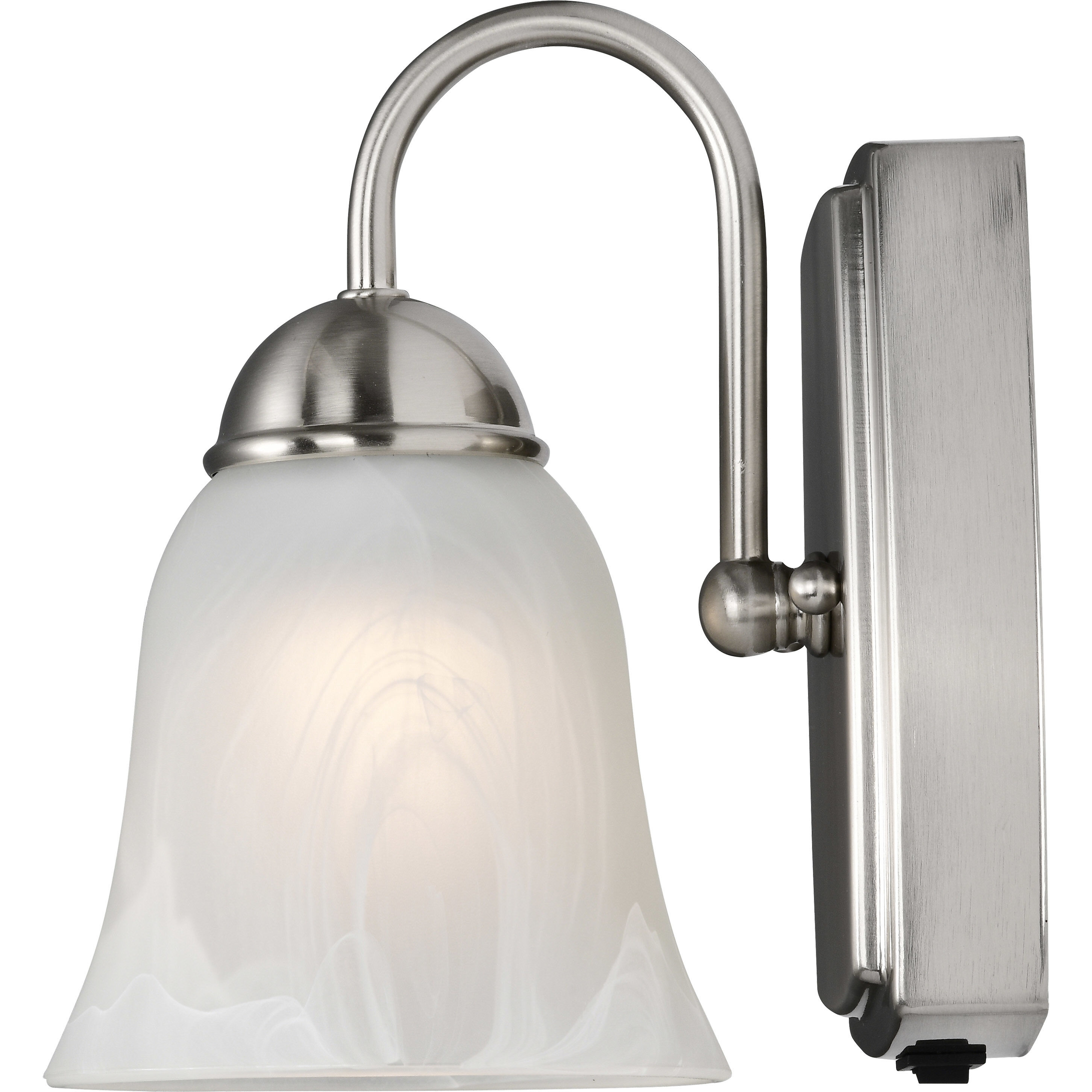 Brentwood LED 5 inch Brushed Nickel Wall Sconce Wall Light