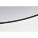 Orbit LED 23.5 inch Black Flush Mount Ceiling Light