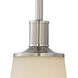 Laguna 1 Light 5.13 inch Brushed Nickel Mini Pendant Ceiling Light