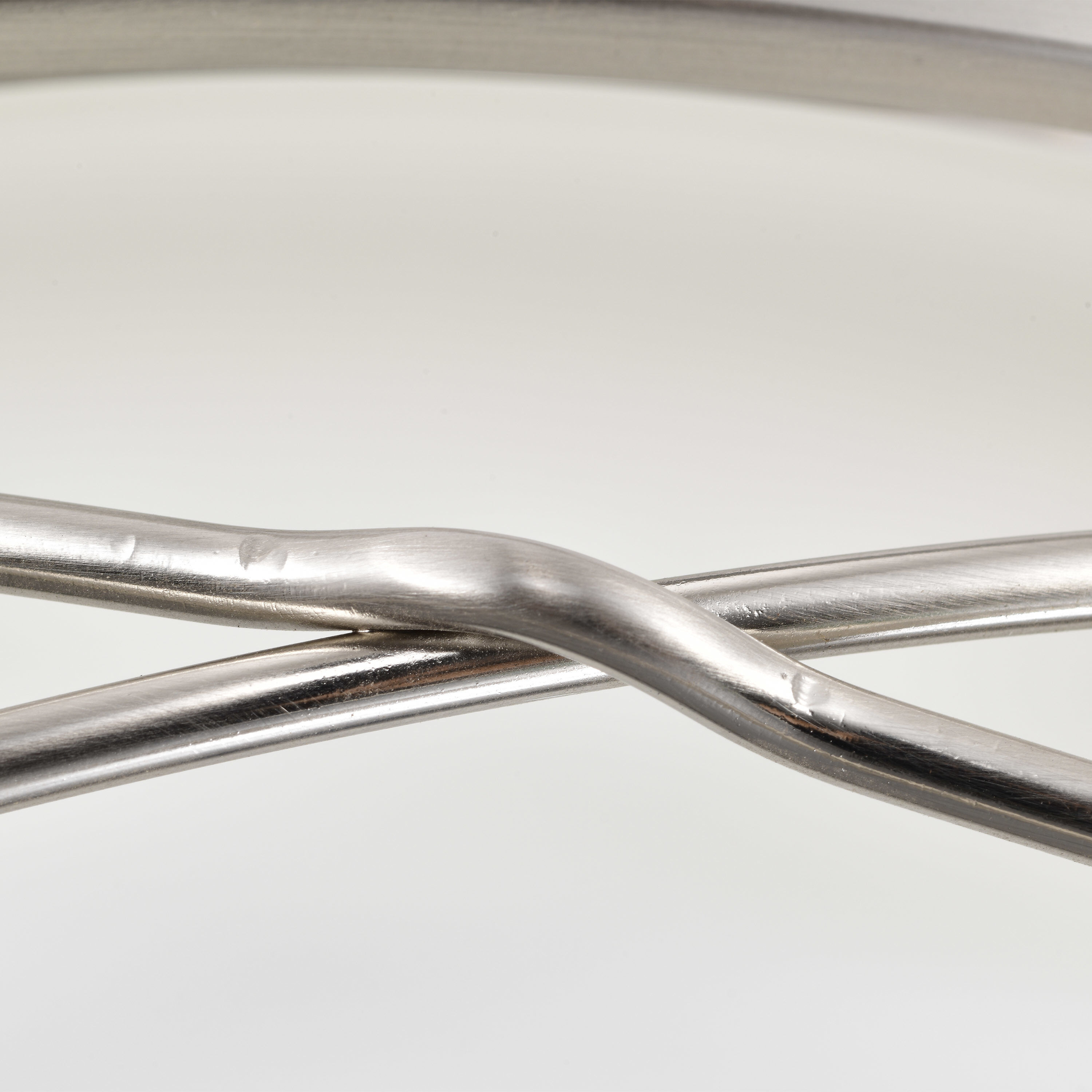 Ginger 2 Light 14 inch Brushed Nickel Semi Flush Mount Ceiling Light