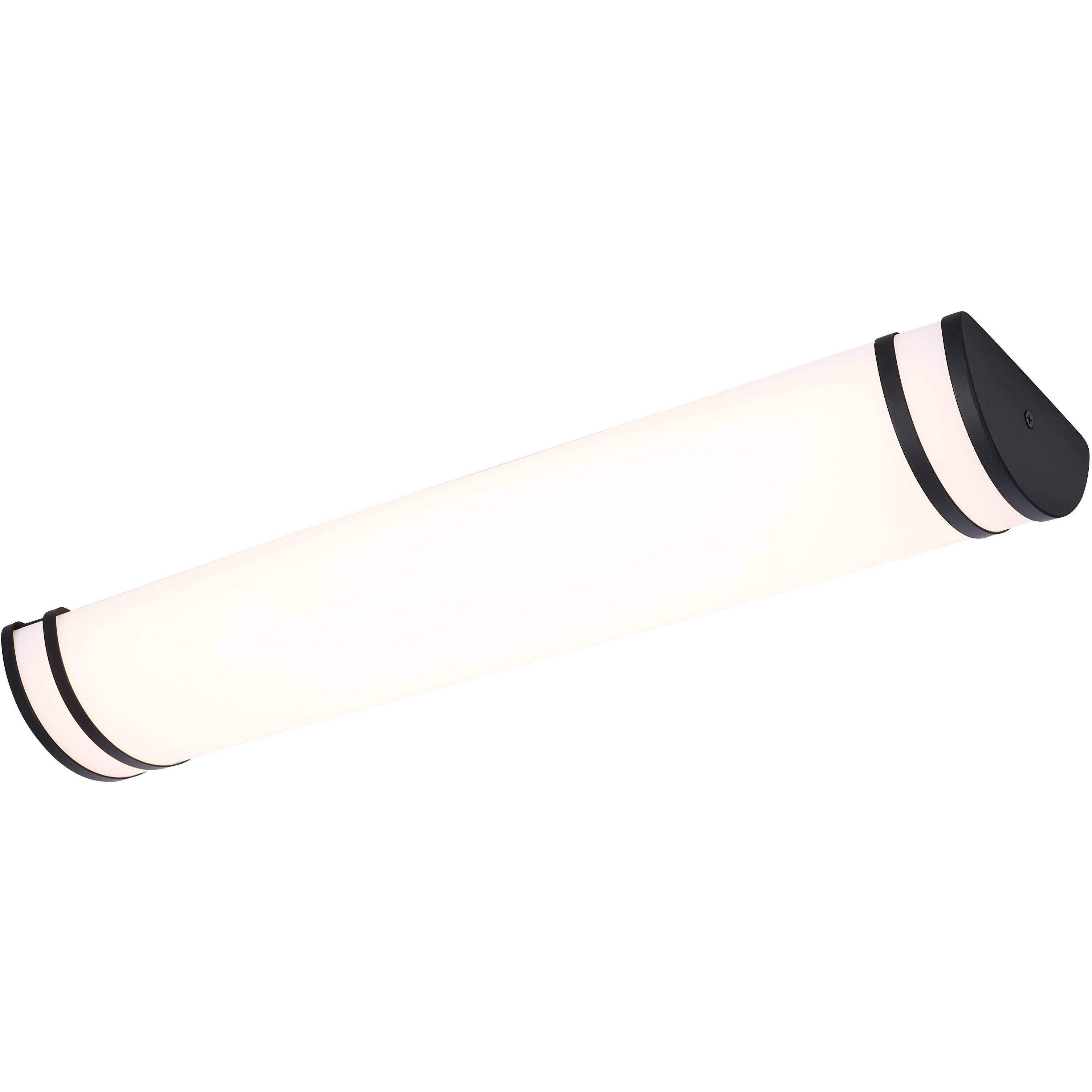 Glamour LED 24.02 inch Black Bath Vanity Light Wall Light