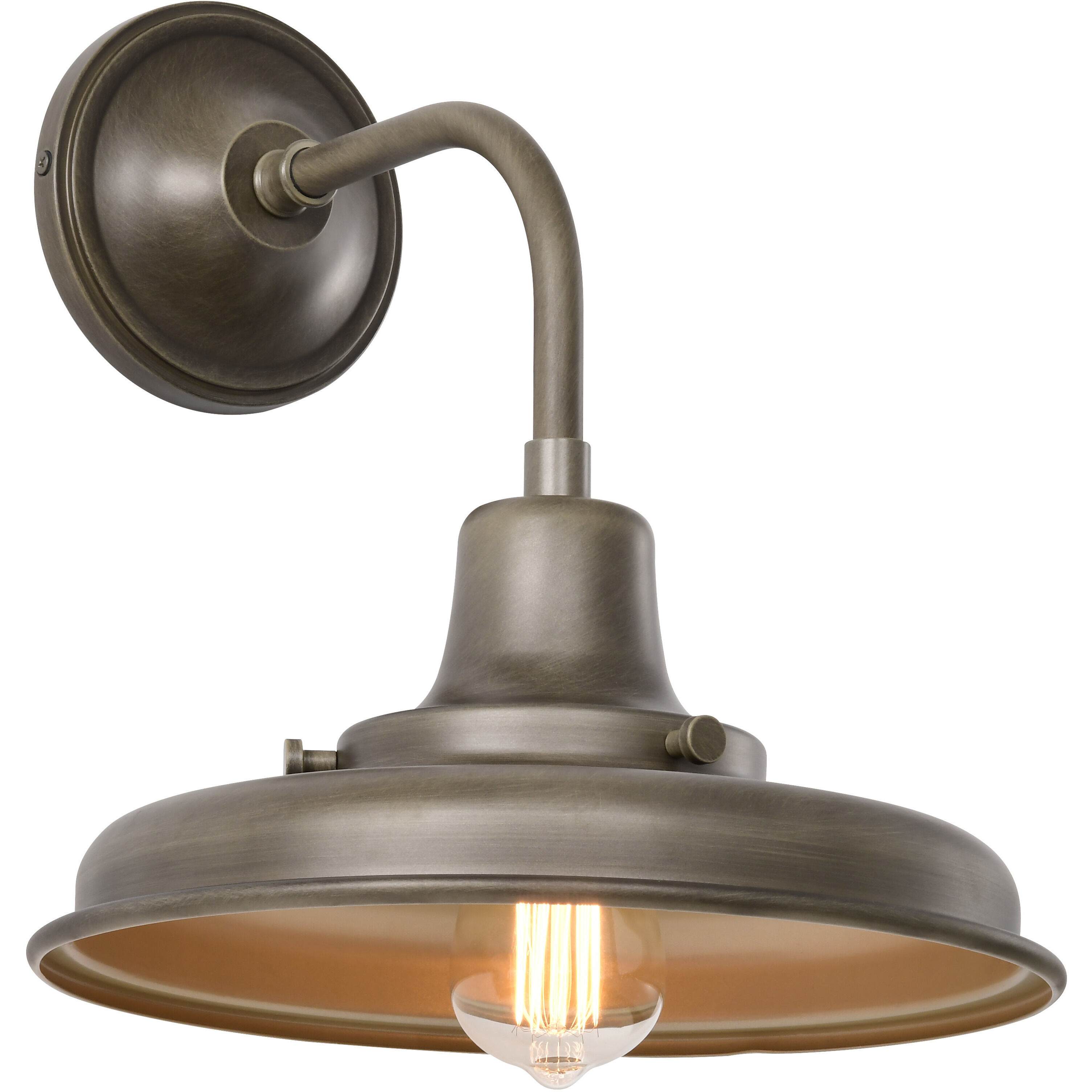 Morris 13.38 inch Burnished Bronze Outdoor Wall Light