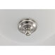 Brentwood LED 13 inch Brushed Nickel LED Flush Mount Ceiling Light
