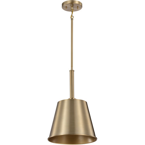 Alexis 1 Light 11 inch Burnished Brass and Gold Pendant Ceiling Light