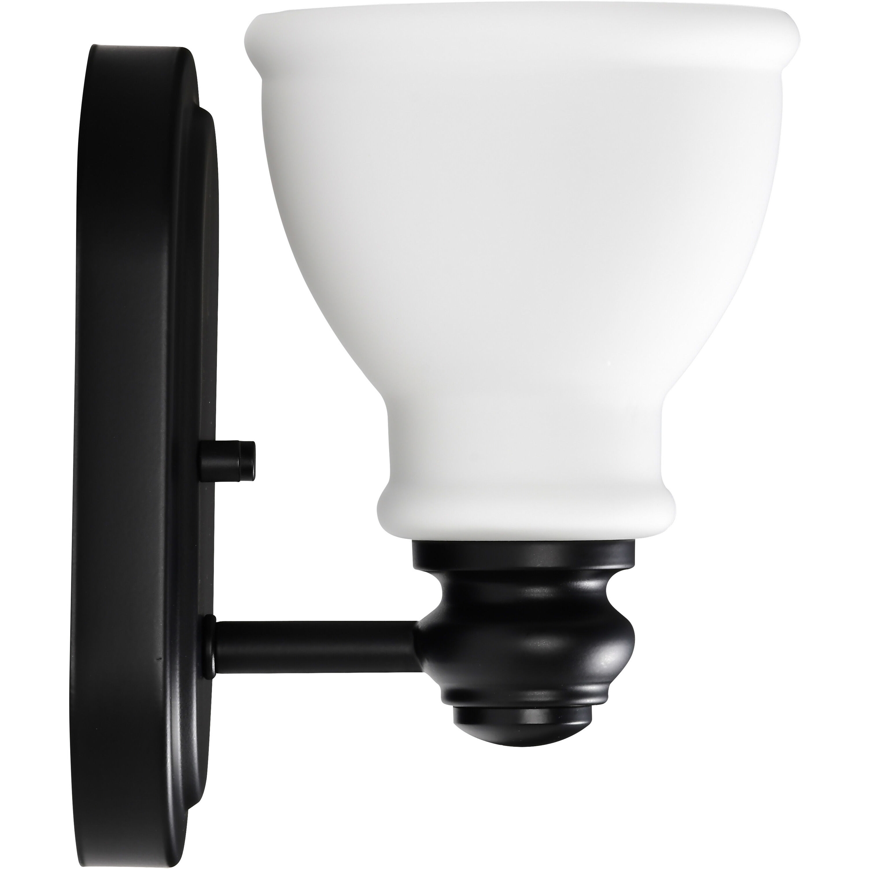 Russel 1 Light 5.38 inch Matte Black Vanity Light Wall Light