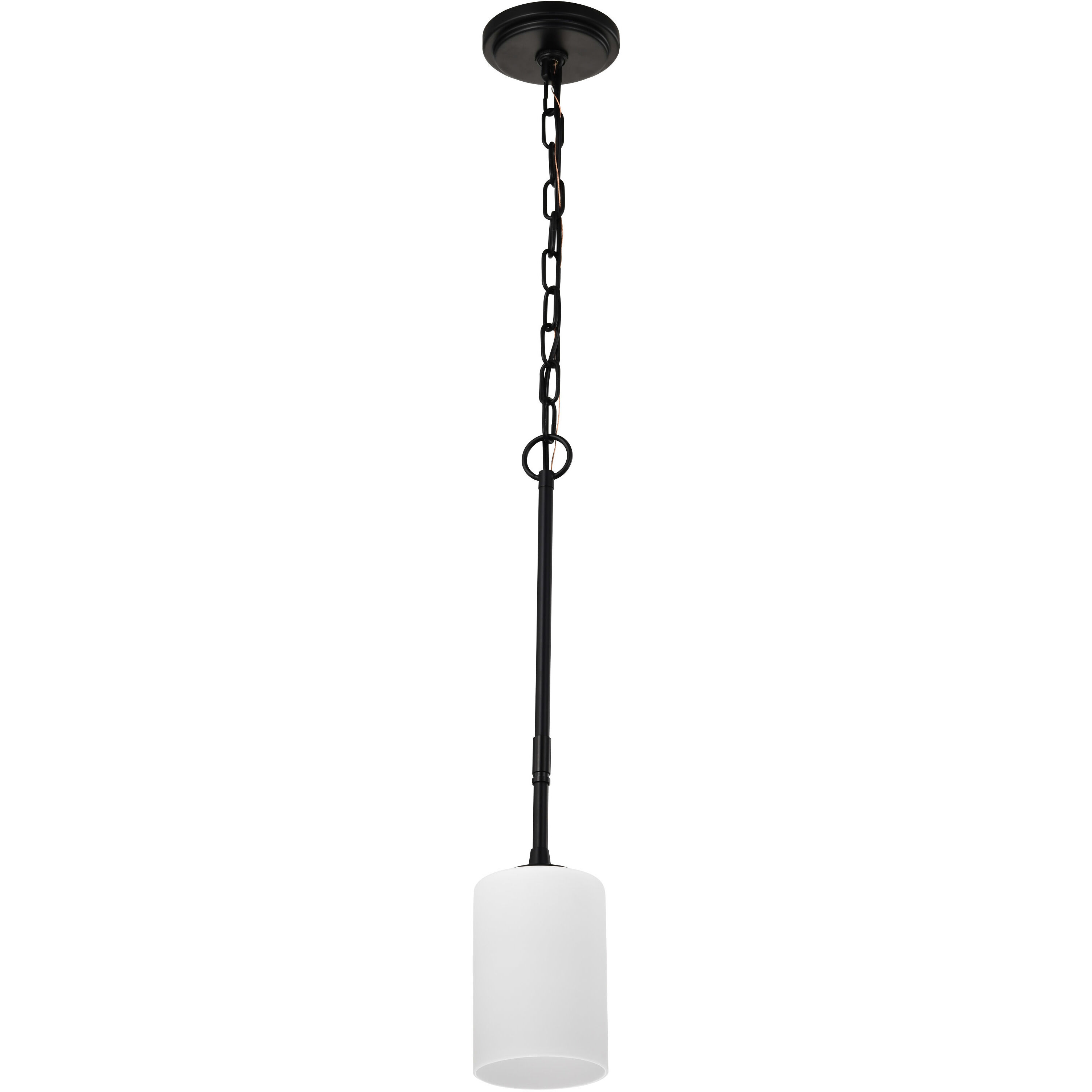 Liam 4.13 inch Matte Black Pendant Ceiling Light