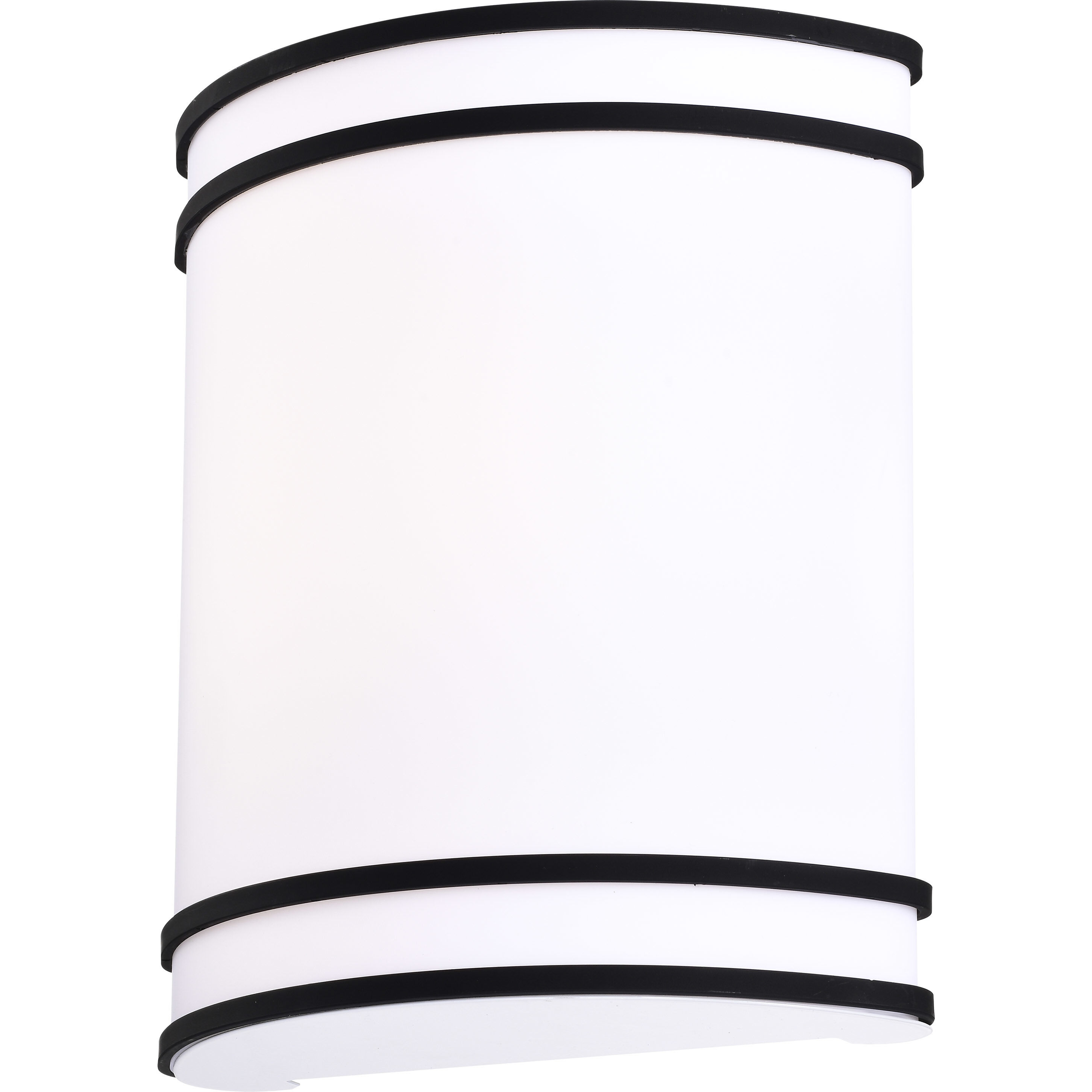 Glamour LED 9 inch Matte Black ADA Wall Sconce Wall Light