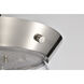 Boliver 3 Light 13.5 inch Brushed Nickel Flush Mount Ceiling Light