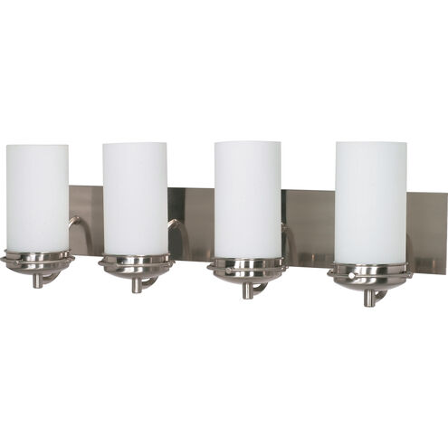 Polaris 4 Light 30 inch Brushed Nickel Vanity Light Wall Light