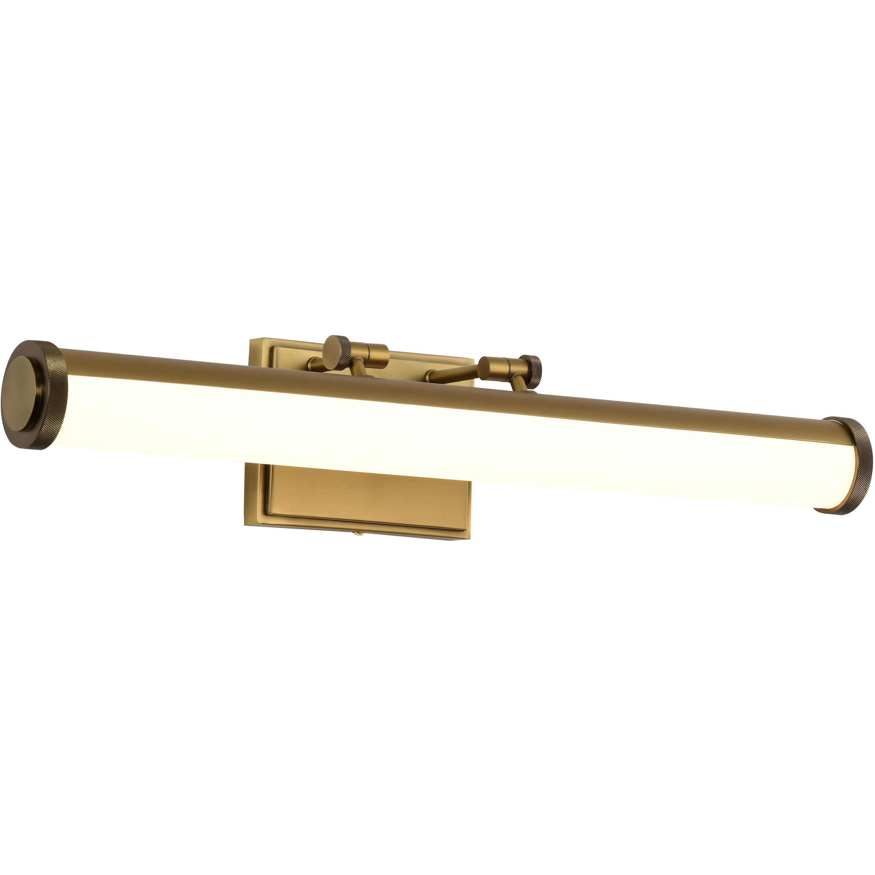 Cora LED 24.25 inch Vintage Brass Vanity Wall Light