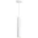 Century LED 2.56 inch Matte White Pendant Ceiling Light
