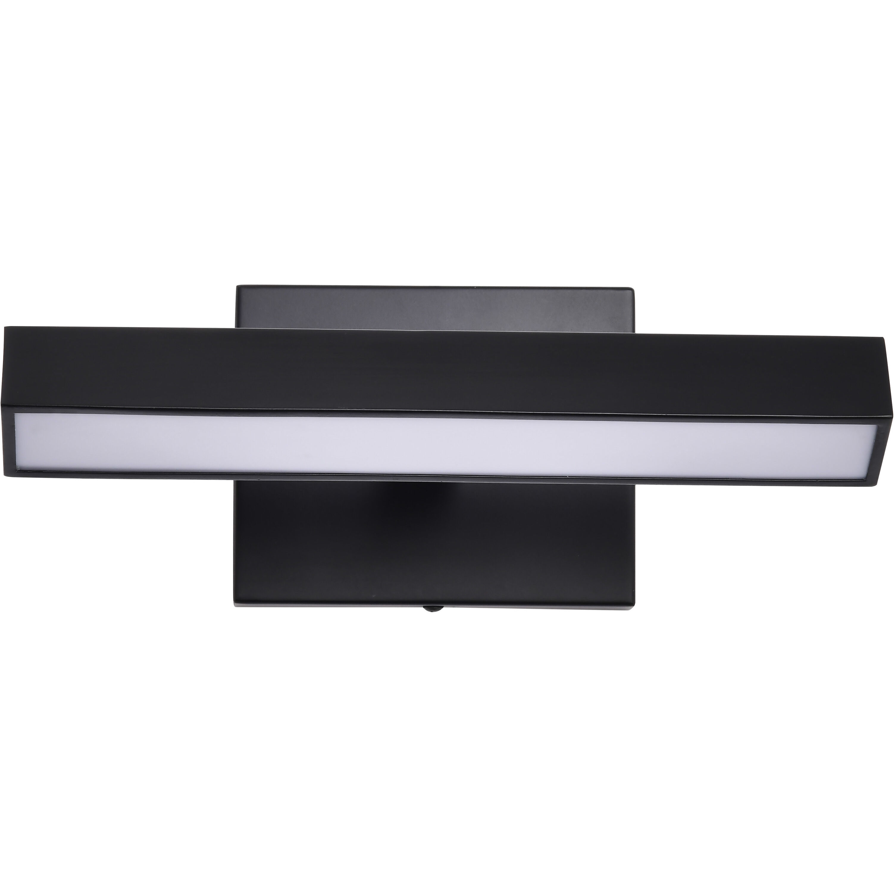 Mila LED 12.2 inch Black Vanity Wall Light