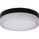 Pi LED 9 inch Black LED Flush Mount Ceiling Light