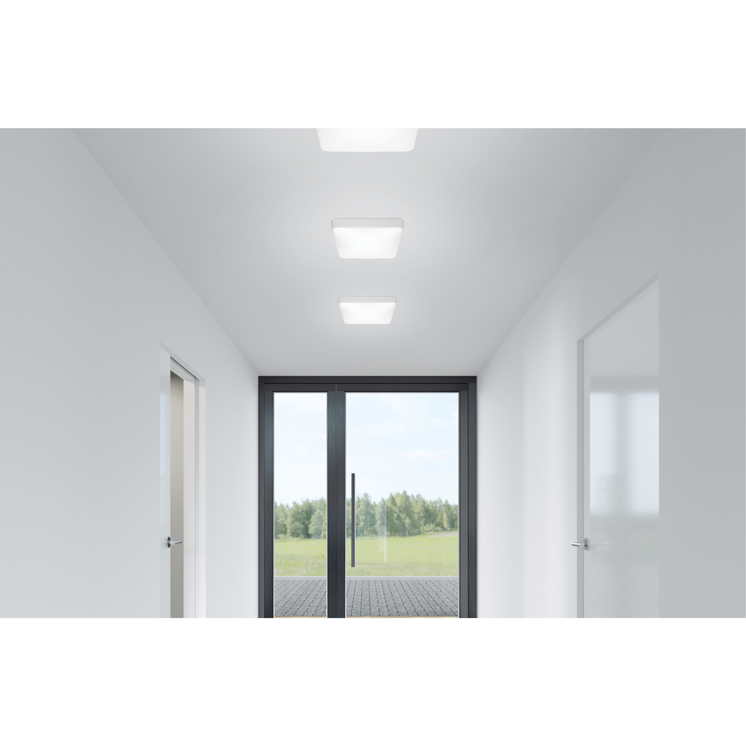 Brentwood LED 14 inch White Flush Mount Ceiling Light