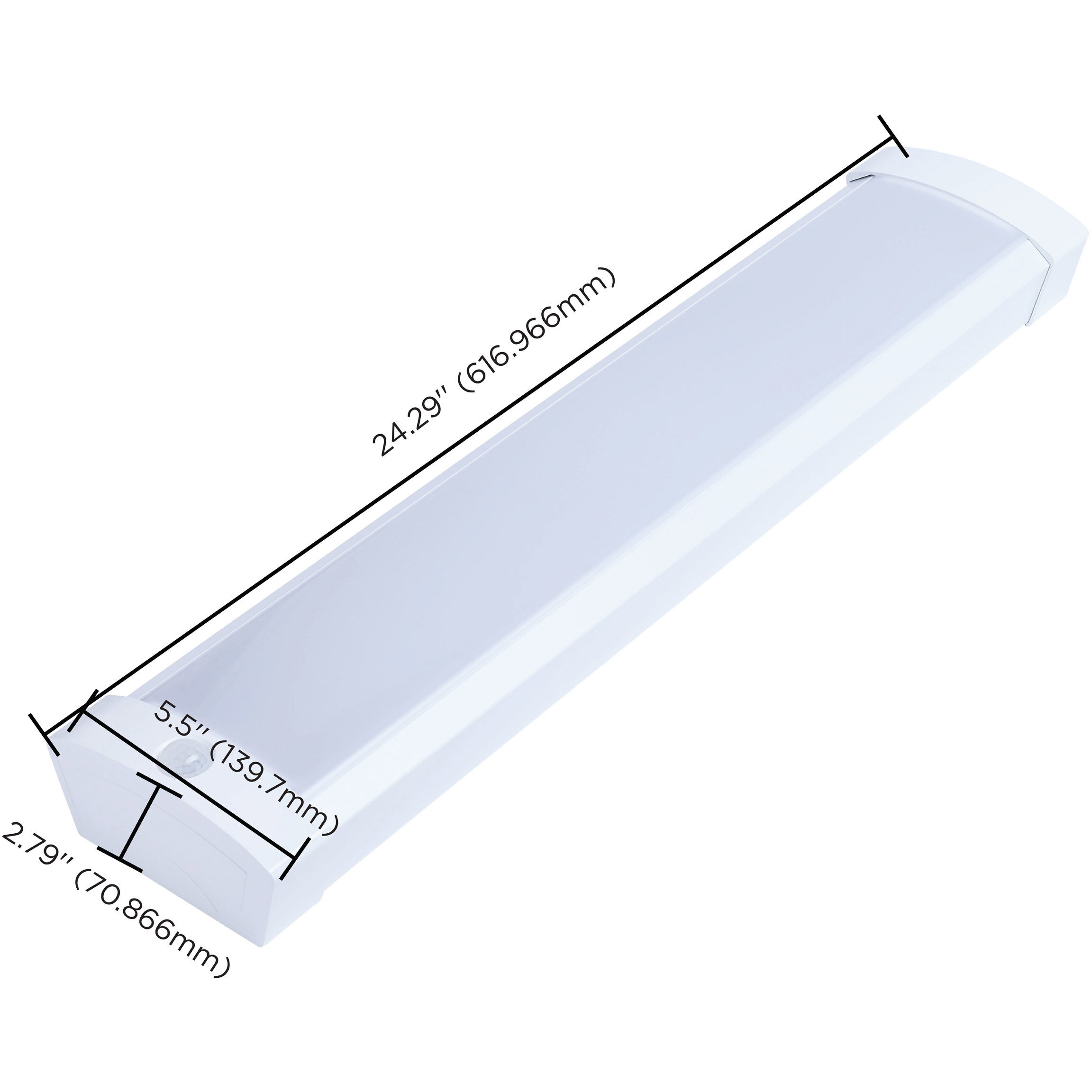 ColorQuick LED 5.5 inch White Linear Strip Ceiling Light