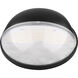 Brentwood LED 9 inch Black Outdoor Wall Pack