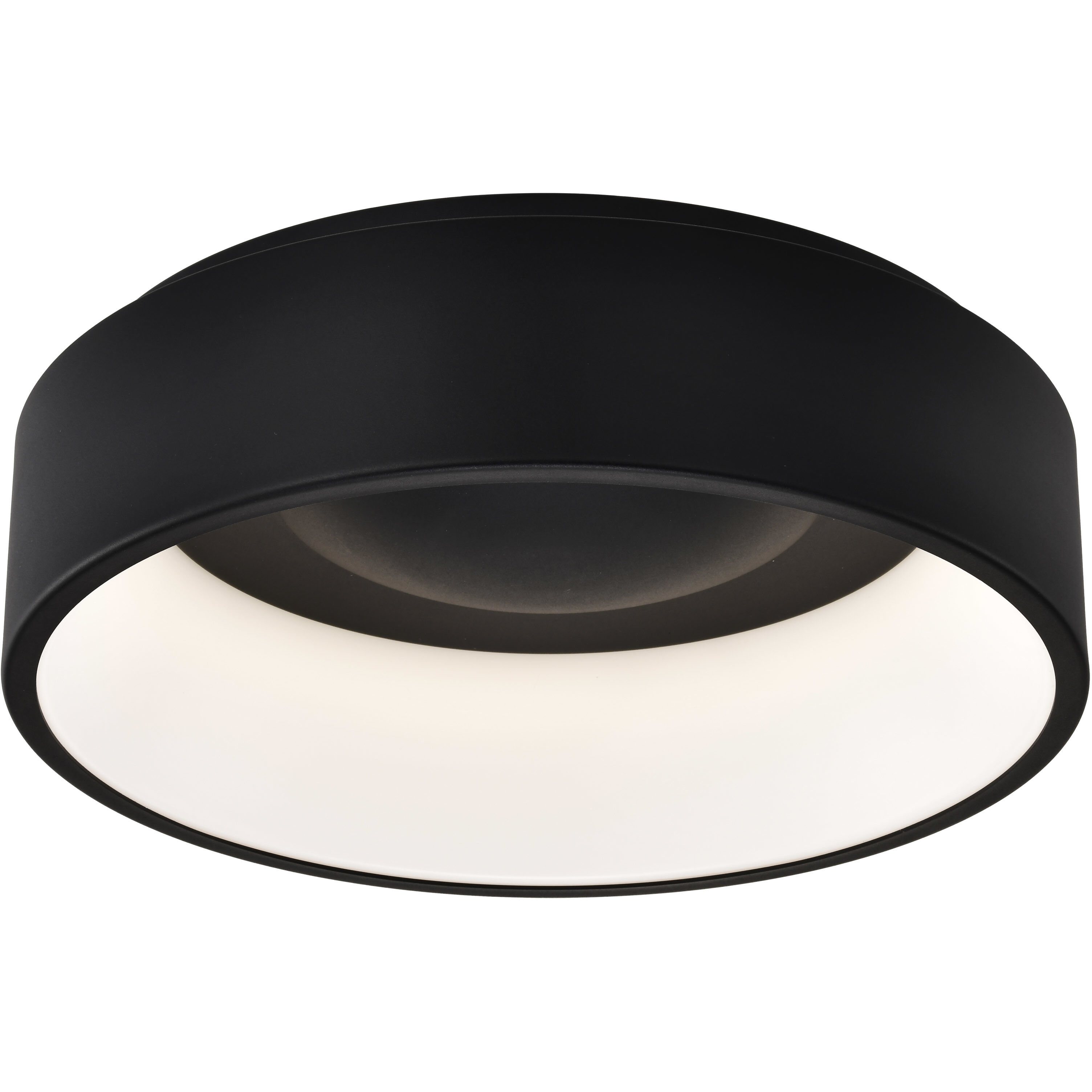 Orbit LED 17.75 inch Black Flush Mount Ceiling Light